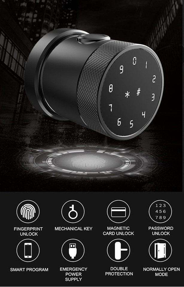 Khóa vân tay DR-058 mở khóa qua app