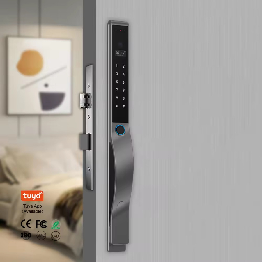 Khóa Vân Tay Cửa Nhôm DR-002 (Face ID) - Image 3