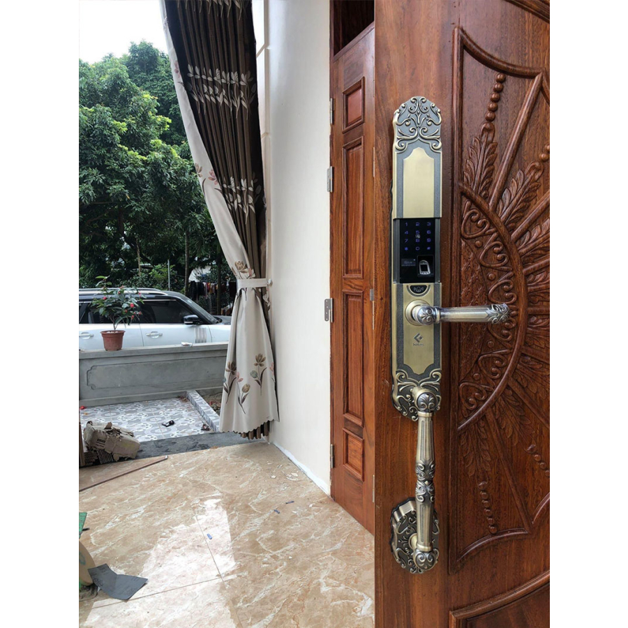 Khóa Cửa Vân Tay Tân Cổ Điển Kitos KT-C500 - Image 4