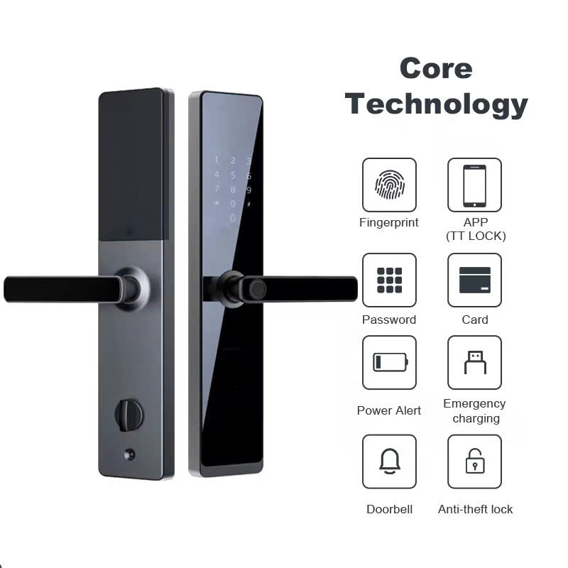 Khóa thông minh cửa gỗ DR-059