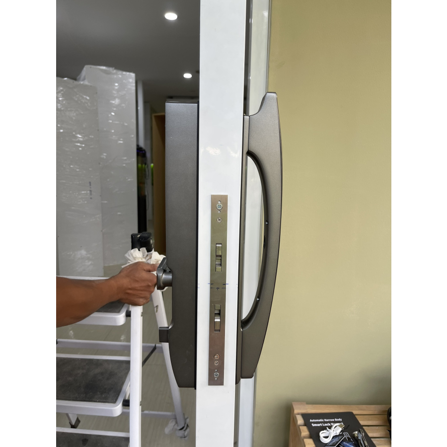 Khóa Vân Tay Cửa Nhôm DR-012 - Image 2