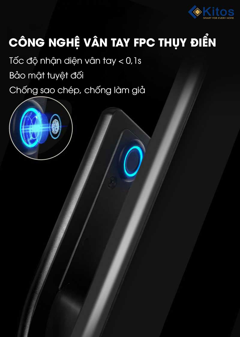 Cảm biến vân tay FPC Thụy Điển trên Kitos KT-X8