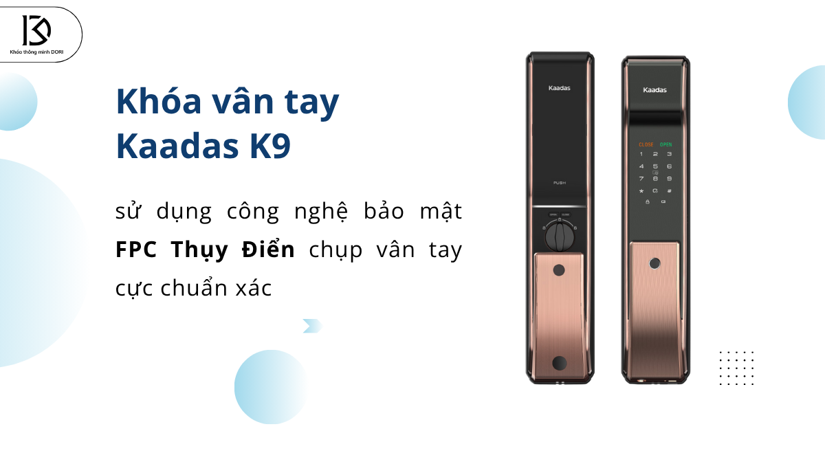 Kh&oacute;a v&acirc;n tay Kaadas K9