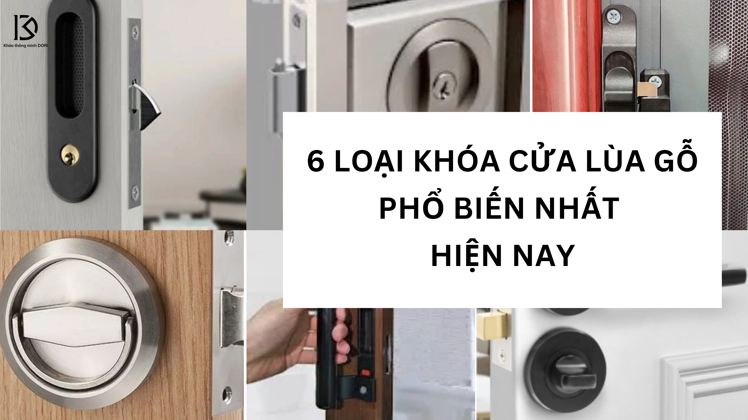 Các Loại Khóa Cửa Lùa Gỗ Phổ Biến